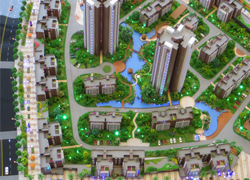 丽江石林小区模型