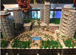 丽江小区多层住宅模型