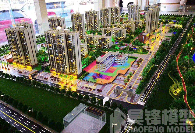丽江地产建筑模型